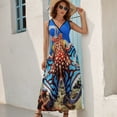 thumbnail image 2 of Octopus in The Mysterious Ocean King Size Sleeveless Dress Dresses Summer Women Dresses Clothing Woman Dresses Dress, 2 of 7