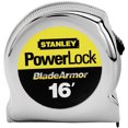 thumbnail image 2 of STANLEY 33-516 Tape Measure 16 ft L x 1 in W Blade Steel Blade Chrome, 2 of 2
