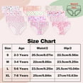 thumbnail image 5 of Girls Underwear, 12 Pack Girls Underwear 100% Cotton Panties for 2-8 Years Toddler Kids, 5 of 5