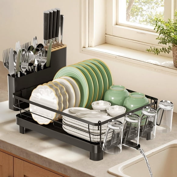 Escurridor de platos de acero inoxidable Runnatal de gran capacidad