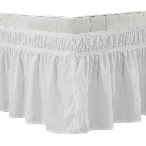 Naiovety Drop Bed Ajustable Elástico Cama Dust Ruffle Poliéster Colchón Decoración Ropa de cama Suministros Juegos de cama No.02 Naiovety HA004051-02