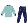 thumbnail image 4 of Soft Blend Kids Pajama Set Two Piece Sleepwear With Short Sleeve Top And Long Pants For Comfortable Nighttime Rest, 4 of 6