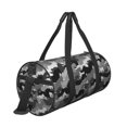 thumbnail image 3 of Fotbe Horse Silhouette Pattern Foldable Sports Gym Bag with Wet Dry Pocket, Ultralight Travel Bag, Large Capacity Duffel Bag, Splash Proof Carry on Bag, Overnight Bag, Weekender Bag, 3 of 8