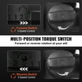 thumbnail image 4 of BENTISM 1 Inch Air Impact Wrench, Up to 3160 ft-lbs High Reverse Torque Output 1" Pneumatic Impact Gun w/ 8 Inch Extended Anvil & Carrying Case, 4 of 9