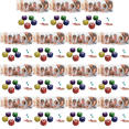 thumbnail image 1 of Gonggi Jack Stone Pebbles Set Fun Catching Game For Party (5pcs 1set), 1 of 2