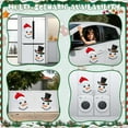 thumbnail image 5 of 22 Pieces Merry Christmas Decorations Garage Door Decor Snowman Magnets Stickers Refrigerator Decal Face Set Reflective Car Magnetic for Xmas Holiday Fridge, 5 of 5