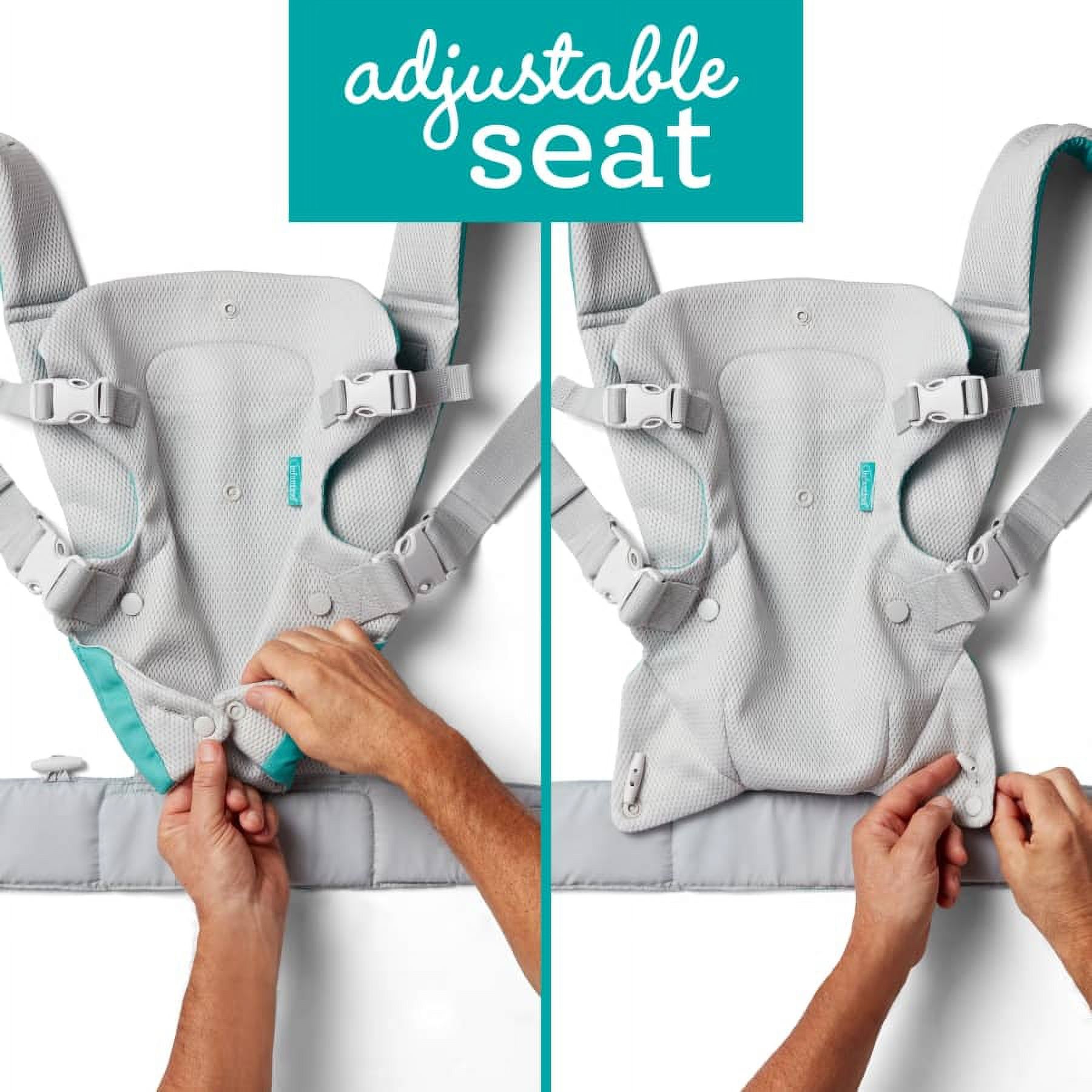 Infantino Flip 4-in-1 Light & Airy Convertible Baby Carrier photo 6