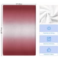 thumbnail image 5 of Red Beige Ombre Kitchen Towels Set of 3, Abstract Modern Art Gradient Soft Microfiber Dish Towels, Absorbent Quick-Dry Washable Dishcloths for Kitchen Cleaning, Drying Dishes, 18x28 Inches, 5 of 9