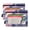 Beautiful Alien Landscape, variant on 2 Pack Pencil Pouch for 3 Ring Binder Smooth Zipper Folders with Pockets Clear Window Pencil Case House in Forest