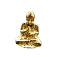 thumbnail image 1 of Mini estatua de Buda Tathagata de latón, adorno de Feng Shui para salón de té y coche. 24x29 cm dorado, 1 of 9
