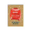 Personalized Holiday Card - Snowy Sweater - 5 x 7 Flat
