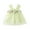 Green, variant on Baby Girls Lace Embroidery Dress Bowknot Party Dress Bridesmaid Wedding Gown Pink 6-12 Months