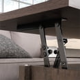 thumbnail image 4 of Pemberly Row Engineered Wood Lift-Top Coffee Table with Hidden Storage and Open Shelves, Coffee Oak, 4 of 17