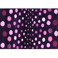 thumbnail image 1 of Ahgly Company Indoor Rectangle Abstract Purple Contemporary Area Rugs, 4' x 6', 1 of 4