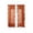 Orange, variant on Floral Lace Sheer Curtain French Aesthetic Rod Pocket Window Drape Semi-Transparent Living Room Decor Green