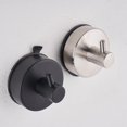 thumbnail image 4 of BUYISI Suction Cup Hooks Shower Hooks Super Suction For Kitchen Bathroom Restroom Matte Black, 4 of 5