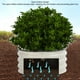 thumbnail image 4 of Cama De Jardín Elevada De Acero Inoxidable, Diseño De Fondo Abierto, Segura Para Niños Y Mascotas, Fácil De Instalar, 60x60x28 Cm, Apariencia Elegante, Adecuada Para El Hogar,, 4 of 7