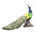 thumbnail image 3 of Hermosa decoración del hogar de pavo real, modelo Animal vivo, estatuilla de pavo real Artificial para artículos de regalo, 3 of 12