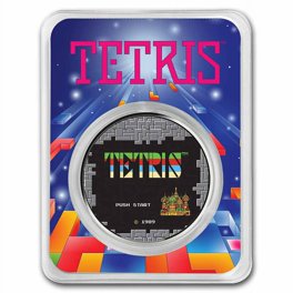 最新銀貨2021 1 オンス　Niue Tetris - St Basil&#39;s Tetris Commemorative St. Basil's Cathedral 1 oz .999 Silver