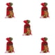 thumbnail image 1 of Bewildely Bolsa de regalo pequeña de Navidad Reno Muñeco de nieve Papá Noel Cordón Bolsa de galletas de caramelo Bolsa de regalo de decoración de Type1 NO1 Bewildely CBP041298, 1 of 5