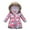 Hot Pink, variant on Toddler Baby Kids Girls Winter Thick Warm Parkas Hooded Windproof Coat Outwear Jacket