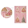 thumbnail image 5 of Yayeee Garden Flag 12"x18" Double Sided Outdoor Yard Lawn Holiday Decorations, Gingerbread Houses, 5 of 6