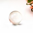 thumbnail image 1 of Bola de cristal Natural cuarzo rosa pulido Reiki curación Lazuli amatista piedra esfera escritorio decoración del hogar bola de cristal recuerdos 1 ud. Tan Jianjun unisex, 1 of 2