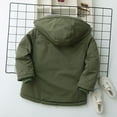 thumbnail image 6 of AHTJRT Kids Unisex Rain Jackets Full Zip Hodded Outerwear with Pockets Fall Winter Midweight Waterproof Wind Resistant Coats Green 9-10 Years, 6 of 6