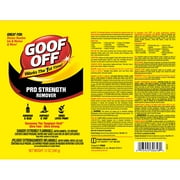 Goof Off Professional Strength Latex Paint and Adhesive Remover, 12 fl. oz.