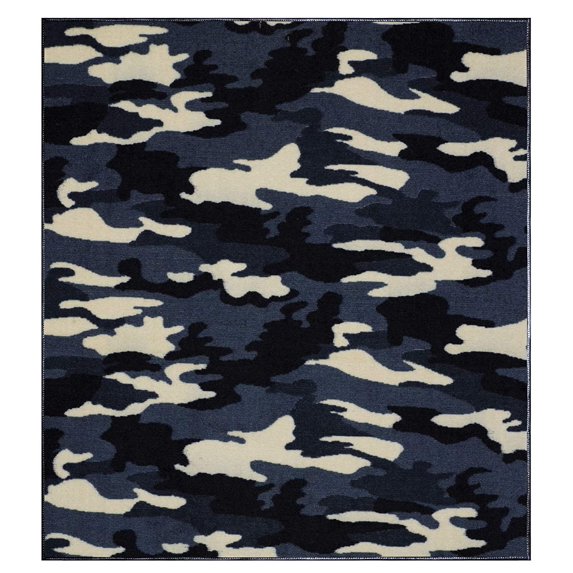 Camouflage Undercover Area Rug for Living Room, Dining Room, Kitchen, Bedroom, Kids, Made In USA - 2' x 2' Square