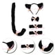 thumbnail image 3 of GOOHOCHY 1 set Faux Fur Animal Ears Band de cabello Cat Cail Pulseras Pintas de lazo Boind Halloween Suministros de cosplay, 3 of 8