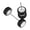 E, variant on 4 Black Replacement Wheels With Axles for 1/64 Diecast Toy for Remote Control Crawlers Parts