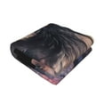 thumbnail image 3 of Throw Blanket for Couch - Dark Dragon Floral Fantasy Soft Comfy Lightweight Cozy Warm Throw Blanket, Fuzzy Plush Flannel Blanket & Throws for Sofa and Bed All Season, 3 of 8