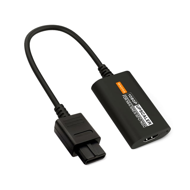 Adaptador Convertidor Compatible Con 16/9 4/3 1080P para NS N64/SNES/SFC/NGC