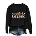 thumbnail image 5 of EGNMCR Easter T-Shirt Imprimé T-Shirts Graphiques pour Femmes Chemises pour Femmes T-Shirt à Col Rond pour Femmes Haut à Manches Longues Imprimé Easter Chandails T-Shirts pour Femmes, 5 of 5