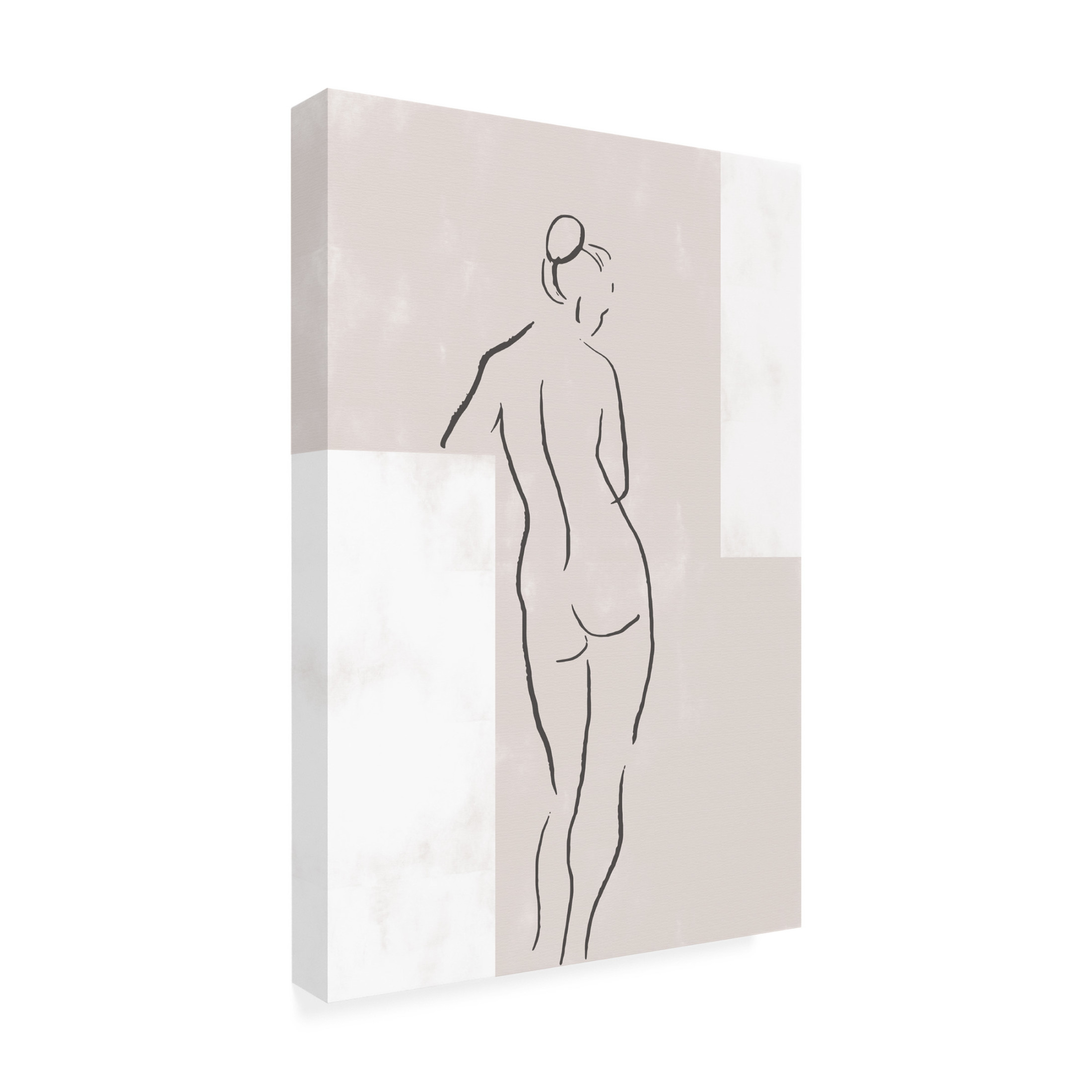 Canvas Wall Art - Pictufy Studio Ii 'Woman In Studio' Wall Art for Living Room, Bedroom, or Office Décor by Trademark Fine Art - 30 x 47 Inches