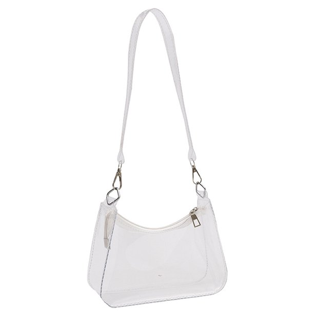 Bolsa de almacenamiento transparente, bolso bandolera para mujer, bolso de mano, bolso de ropa para mujer