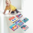 thumbnail image 4 of Libros de baño para bebés, libros de tela suave para bebés, juguetes de educación temprana, libros para bebés para niños pequeños, juguetes de ducha 6 piezas Baoblaze Libro suave animal, 4 of 8