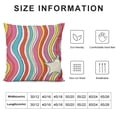 thumbnail image 5 of SHANXI Throw Pillow Covers Cases for Rainbow Color Throw Pillowcases for Sofa Couch Chair Decorative Modern 22x22in, 5 of 5