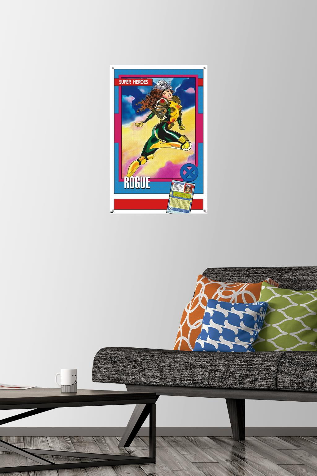 Marvel Trading Cards - Rogue Wall Poster with Push Pins, 14.725" x 22.375"