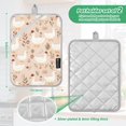 thumbnail image 6 of Yayeee Pot Holders Kitchen Heat Resistant with Pockets 7"x9.8" Cotton Oven Cooking Hot Pads, Cartoon Goose Pattern, 6 of 7
