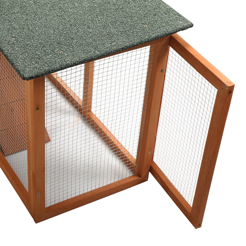 YYAo Rabbit Cage, Indoor Rabbit Cage, Outdoor Chicken Coop Rabbit Cage, Weatherproof Roof, with Tray and Runway YYAo Rabbit Cage, Indoor Rabbit Cage, Outdoor Chicken Coop Rabbit Cage, Weatherproof Roof, with Tray and Runway