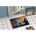 thumbnail image 2 of Carolines Treasures 7413JMAT Corgi Halloween Scare Doormat 24x36 36"L x 24"W multicolor, 2 of 4