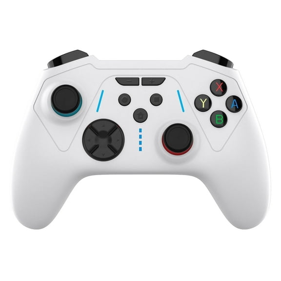 Wireless Controller Compatible with Switch 2, Switch Controller with Dual Vibration, Turbo, Motion, Programmable, Compatible for PC/IOS/Android, White