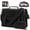 Black, variant on 15.6 Inch Messenger Bag for Men Flap Vintage PU Leather Laptop Bag Work Briefcase with Wallet Satchel Computer Bag,Brown