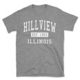 thumbnail image 1 of Hillview Illinois Classic Established Men's Cotton T-Shirt, 1 of 1