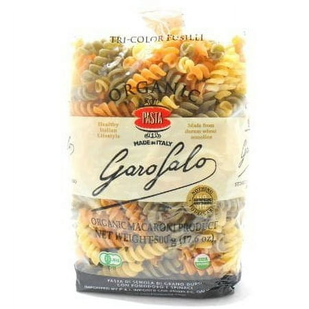 Garofalo Organic Pasta 17.6 Oz (Tri-color Fusilli)