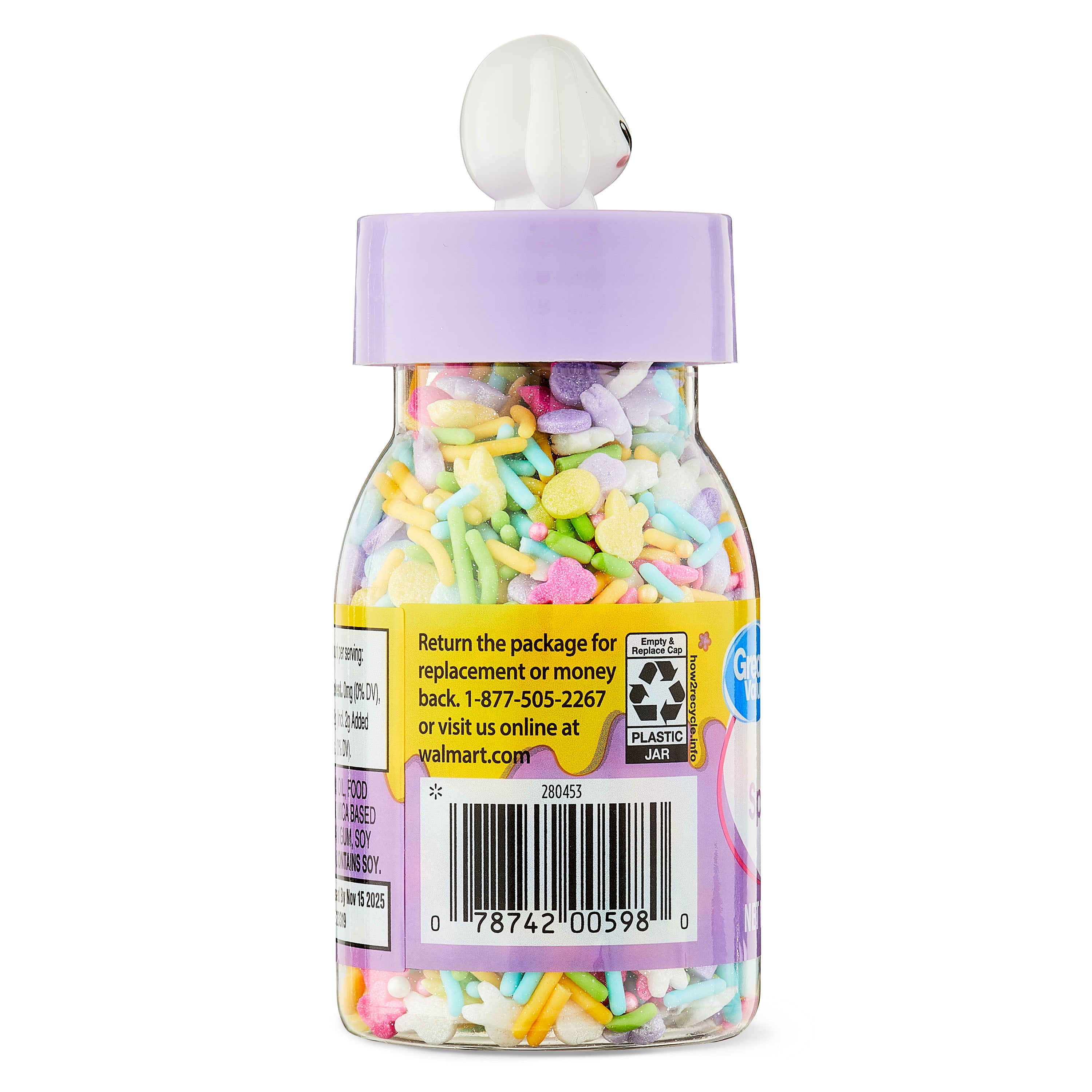 Great Value Easter Bunny Multi-Color Sprinkles, 2.82 oz