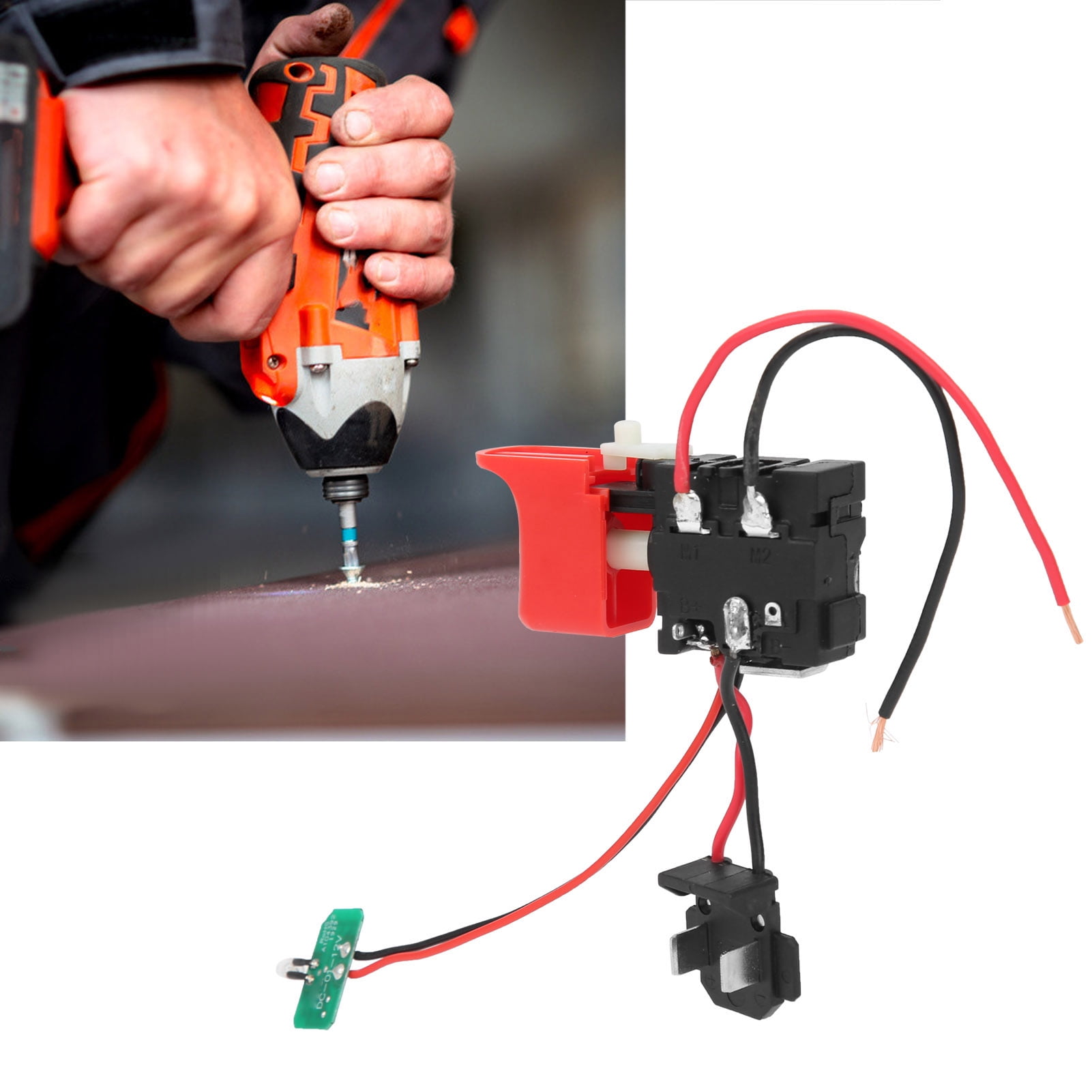 Drill Switch Durable Drill Trigger Switch Plastic Aluminum Practical Electric Drills For Power Tool