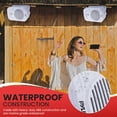 thumbnail image 4 of Altavoces exteriores PYLE 300W impermeables de grado marino blancos, 4 of 7